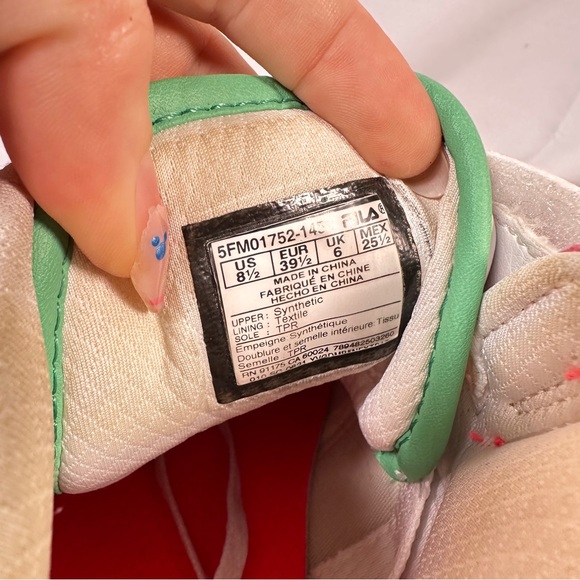 FILA Vulc 13 “Superbright” High-Top — W 8.5 90s Streetwear Neon Festival - Picture 9 of 10